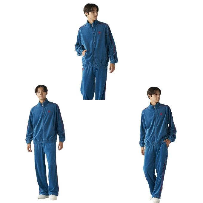 Kappa（カッパ） スウェットジャケット メンズ ベロアトラック