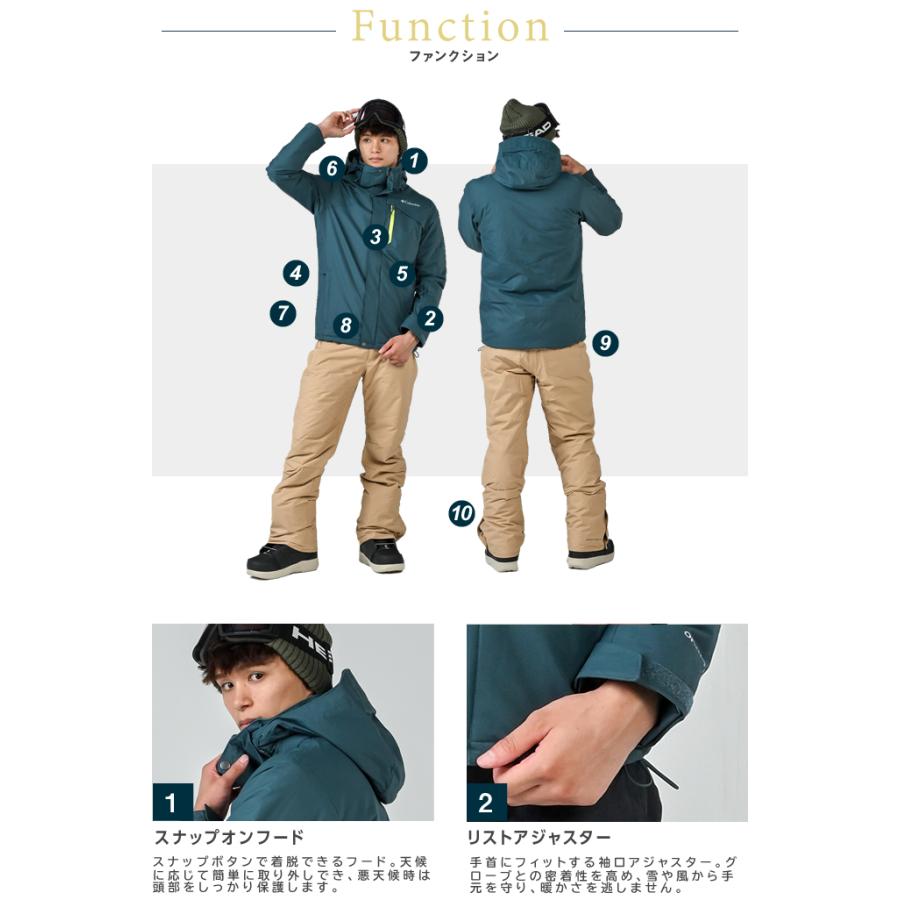 Columbia（コロンビア） スノーボードウェア 上下セット メンズ LAST