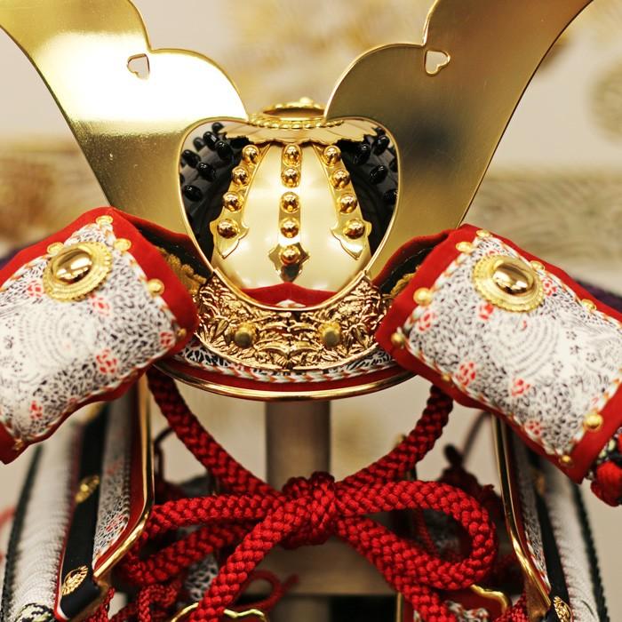 ひなせい 五月人形 鎧飾り / 1/4 源義経 加藤鞆美 奉納 鎧 / おしゃれ