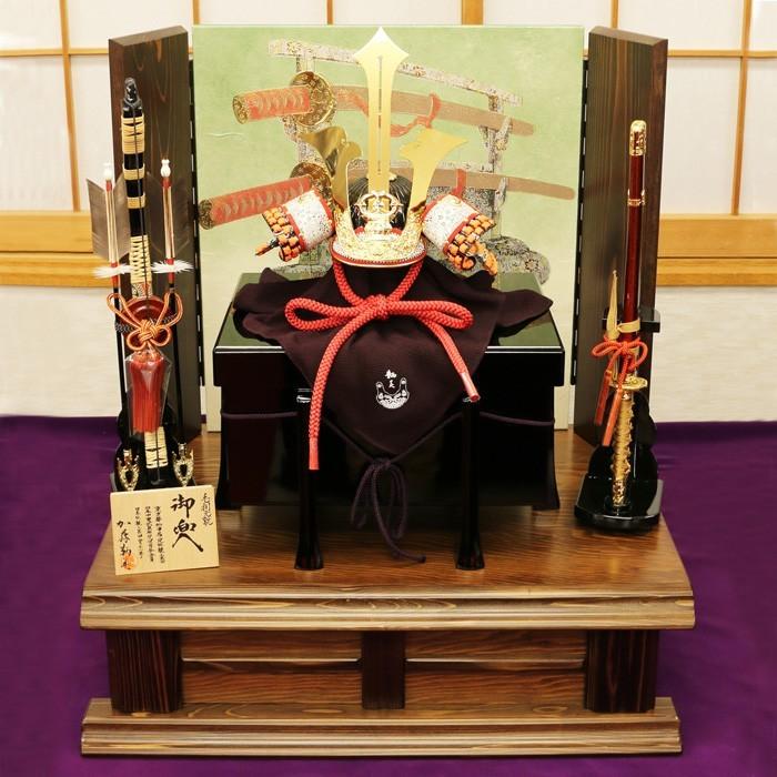 ひなせい 五月人形 おしゃれ コンパクト飾り / 1/2 毛利元就 加藤鞆美