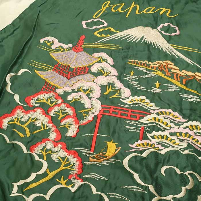 刺繍入りスカジャン 日本 53-56