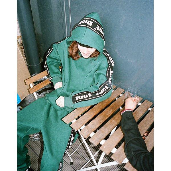 FUCT（ファクト） スウェットパンツ OG LOGO RIBBED SWEATPANTS GREEN