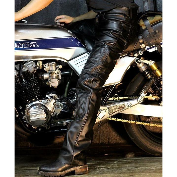 カドヤ（KADOYA） 【EVO PANTS 2】 エボパンツ2 レザーパンツ パデッド