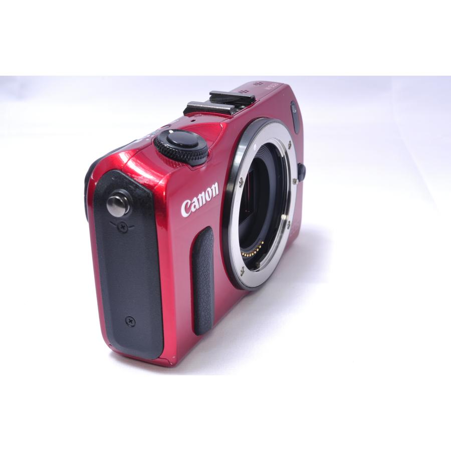 EOS M キヤノン Canon ミラーレス一眼 レンズキット レッド 中古