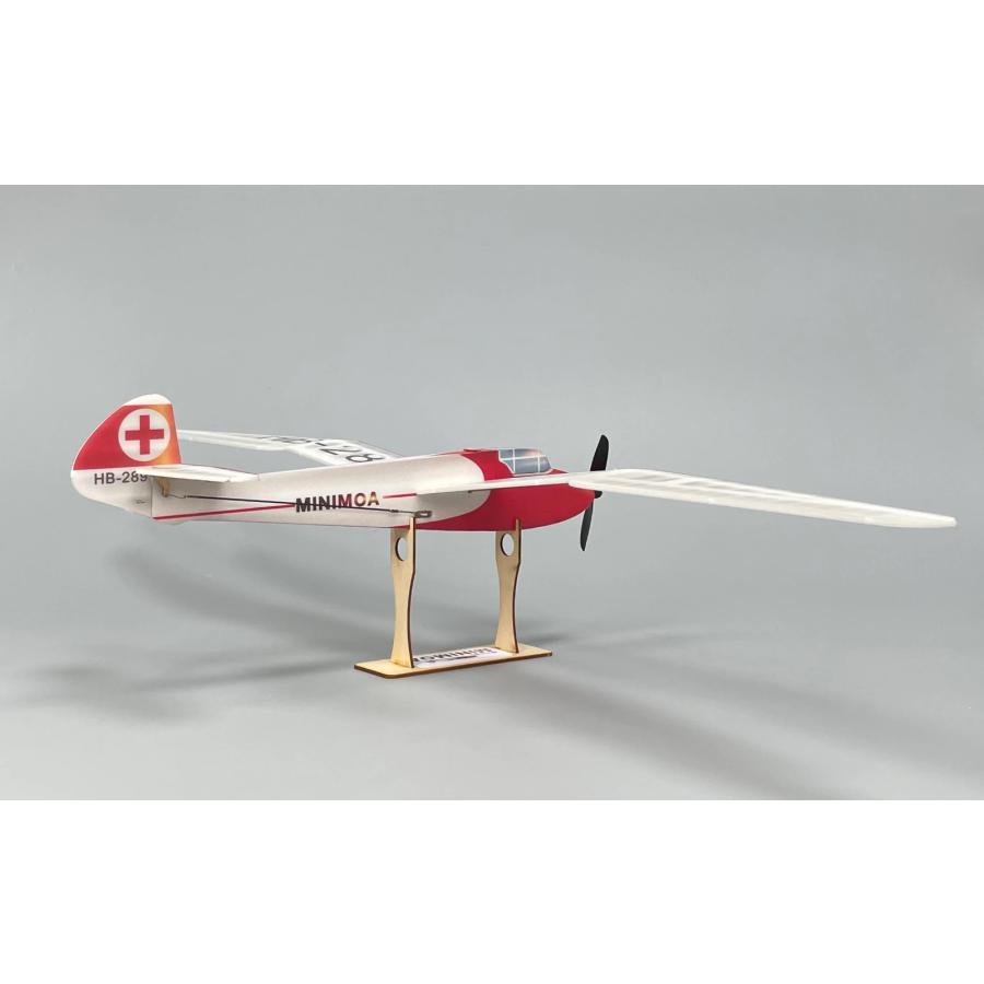 Minimumrc minimoa 700mm ラジコン キット 飛行機 サーボ モーター