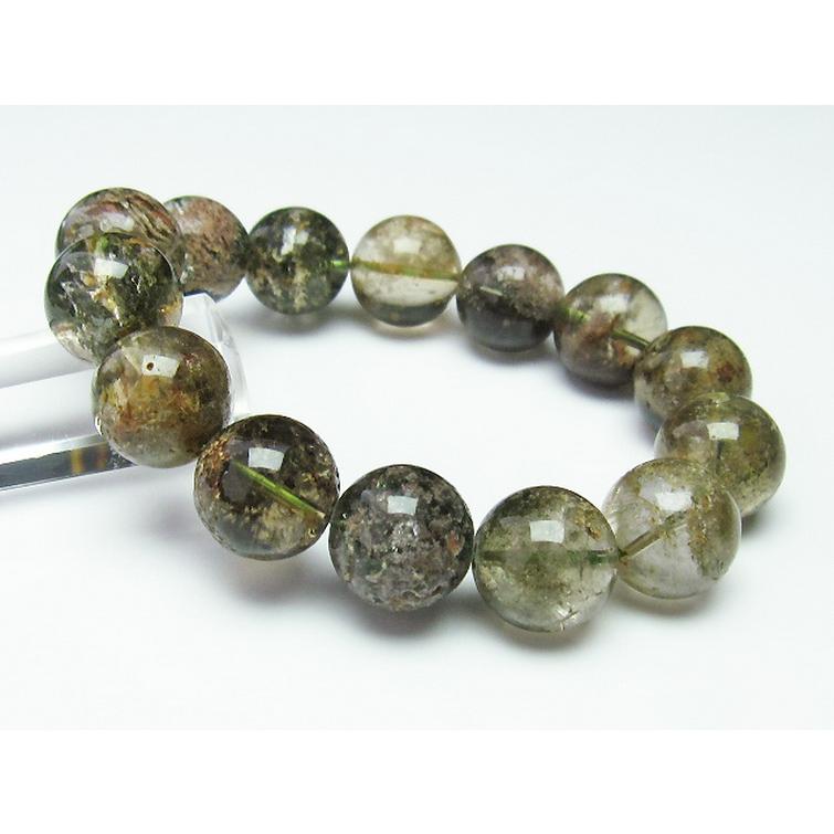 パワーストーン 天然石 ガーデンクォーツ（庭園水晶）ブレスレット17mm