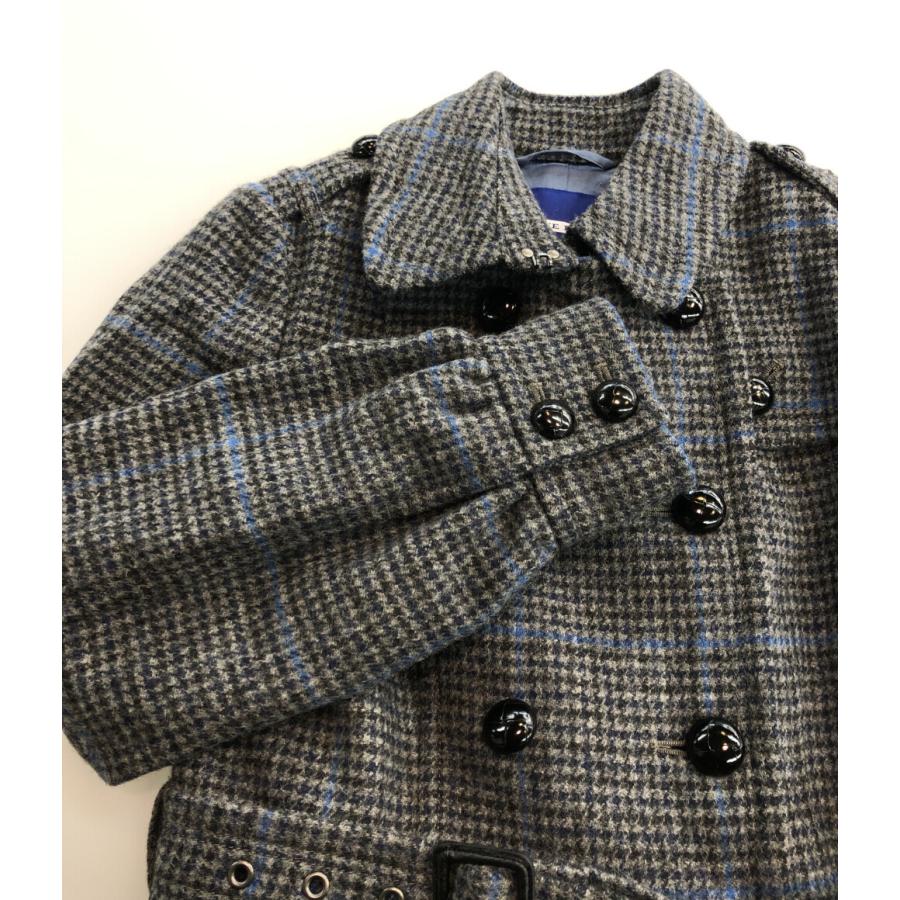 バーバリーブルーレーベル コート チェック柄 E1B21-851-29 レディース