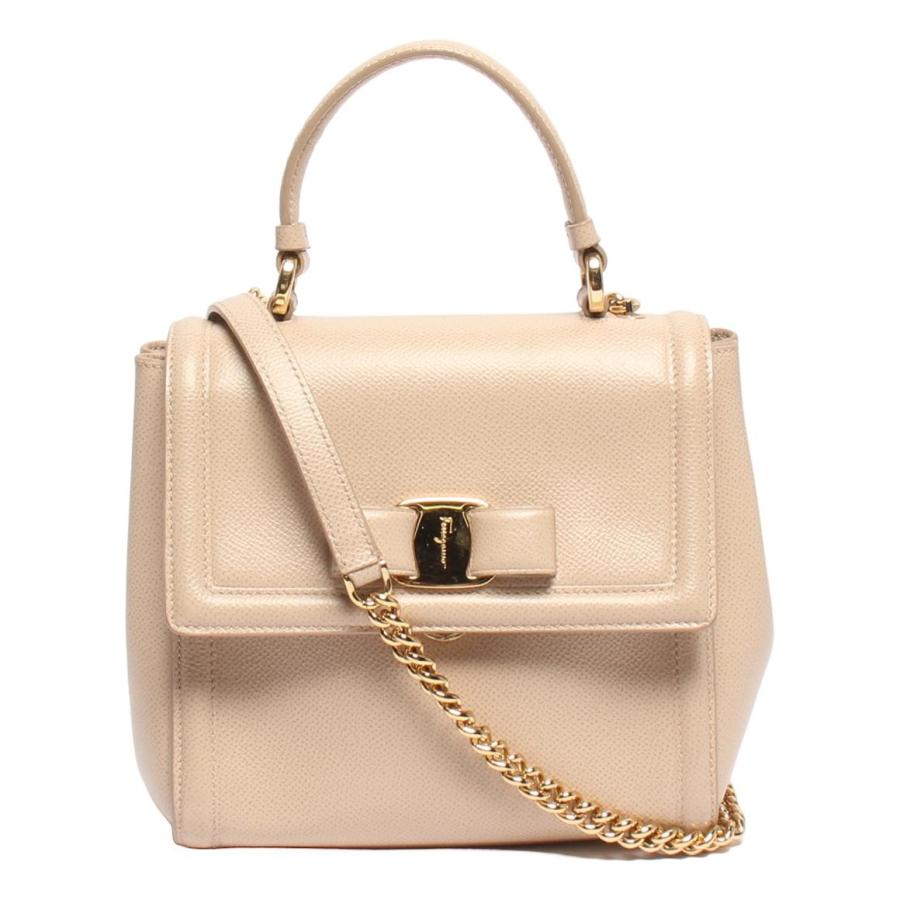 サルヴァトーレフェラガモ 2wayハンドバッグ チェーンショルダーバッグ