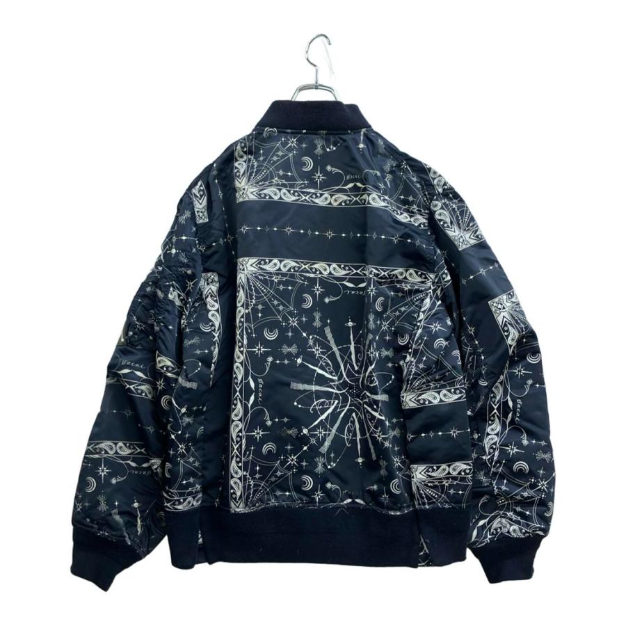 サカイ ドクターウー ブルゾンBANDANA PRINT MA-1 BOMBER JACKET