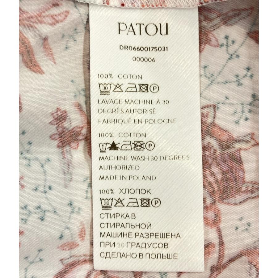 美品 パトゥ ノースリーブワンピース 花柄 レディース SIZE 36 (XS