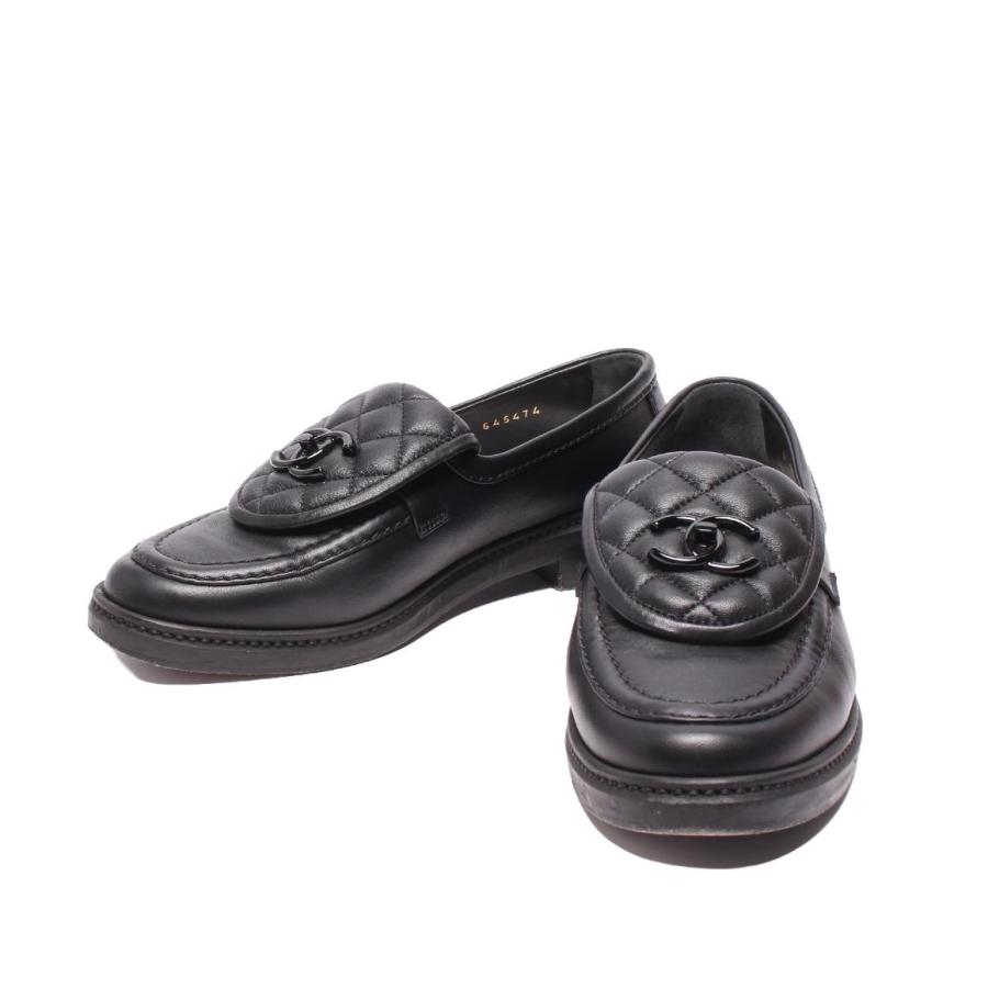 シャネル ローファー ココマーク マトラッセ G45474 レディース SIZE