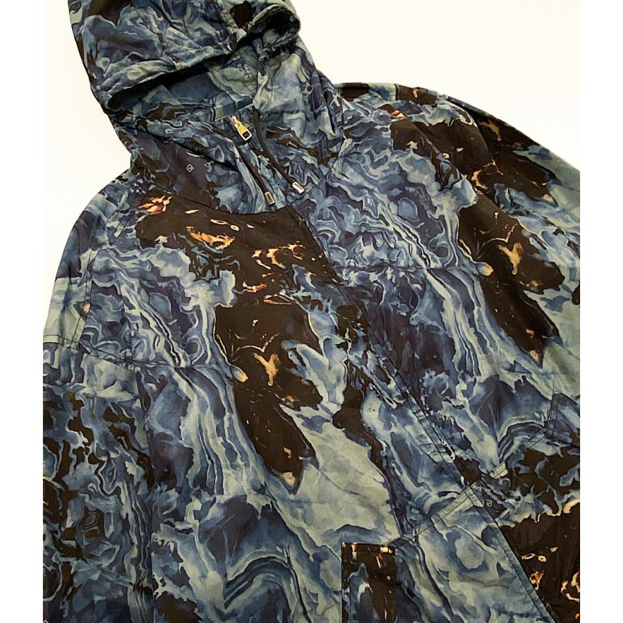 ダンヒル ロングコート マーブルプリント ナイロン 19SS メンズ SIZE M