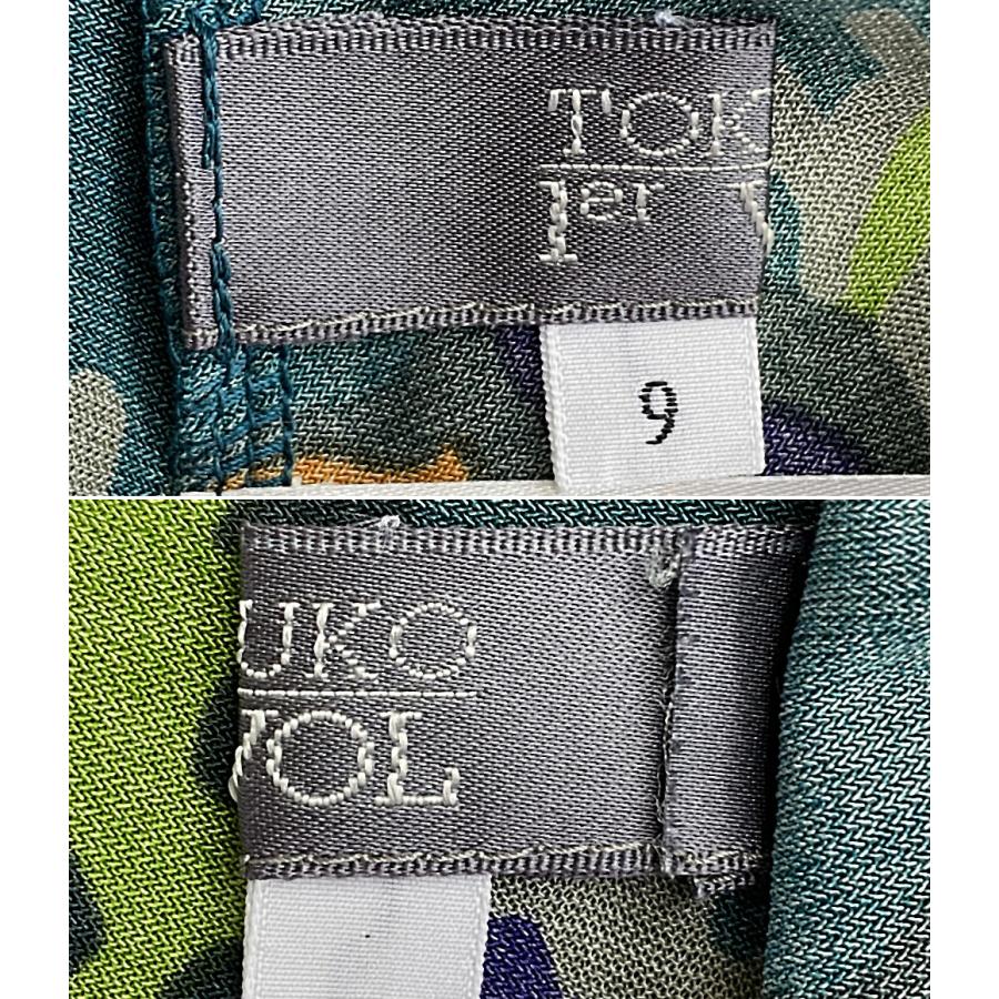 トクコプルミエヴォル 長袖ワンピース シアー レディース SIZE 9