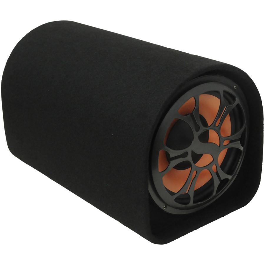 サブウーファー 車 筒型 10インチ 600W 12V スピーカー ウーファー 高