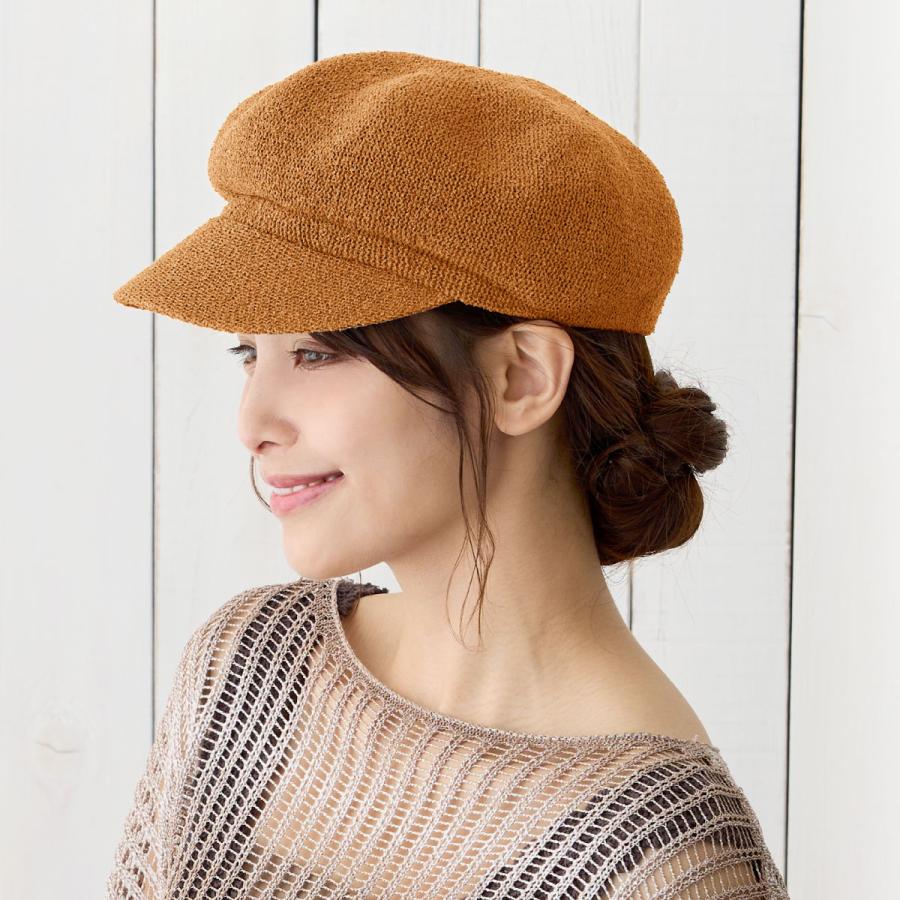 帽子 レディース キャスケット 春夏 軽くて涼しい メッシュ 崩れにくい