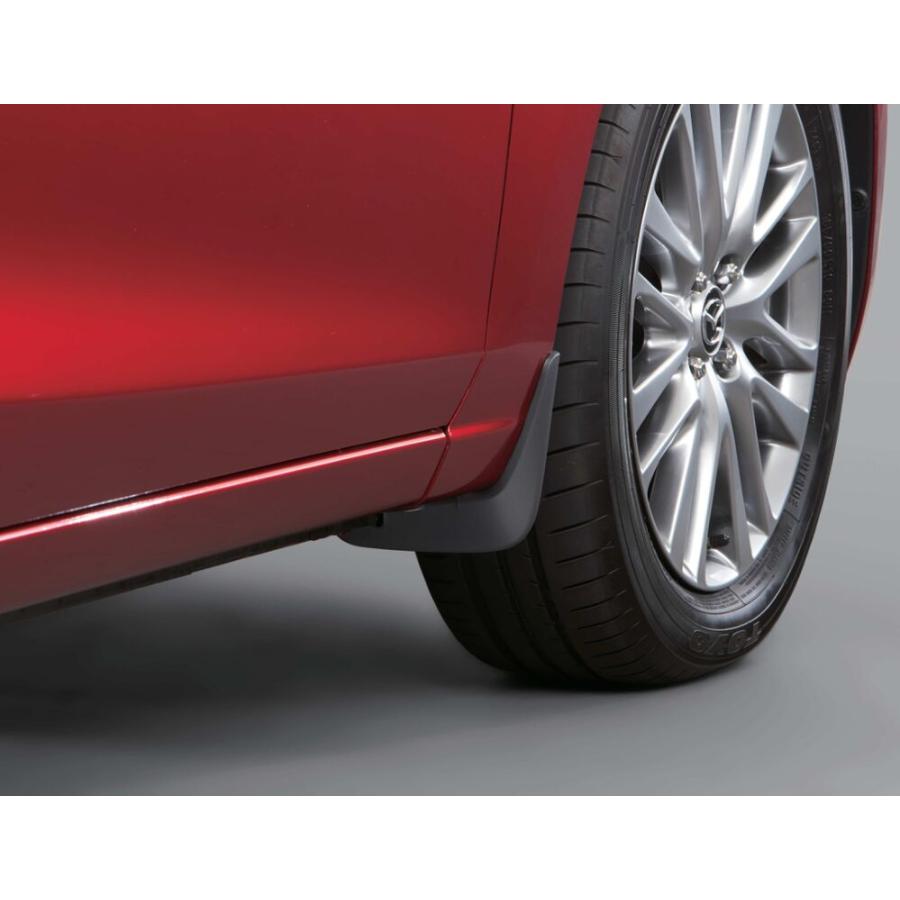 マツダ（Mazda） マッドフラップ(リア）ブラック /マツダ純正