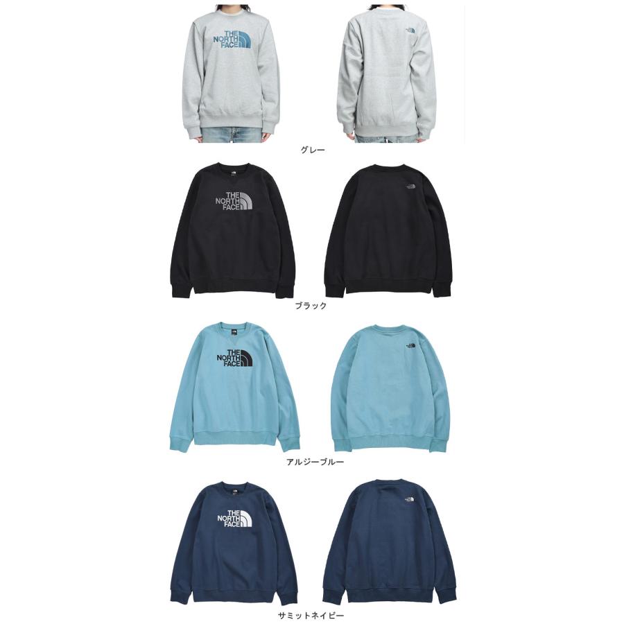 THE NORTH FACE（ザ ノースフェイス） 裏起毛 ロゴ刺繍 クルーネック