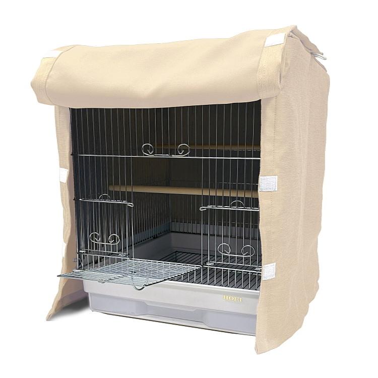 鳥かご ケージカバー 1級遮光 Lサイズ 48×45×56 全4色 フルダル 無地