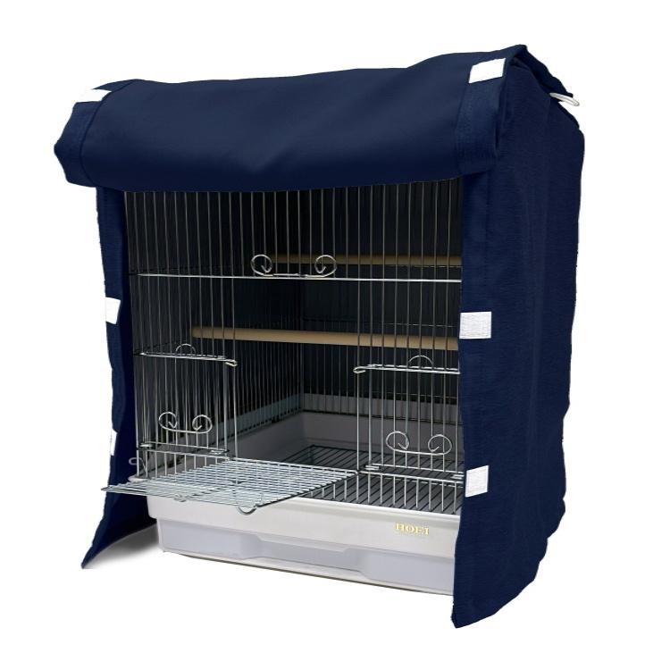 鳥かご ケージカバー 1級遮光 Lサイズ 48×45×56 全4色 フルダル 無地