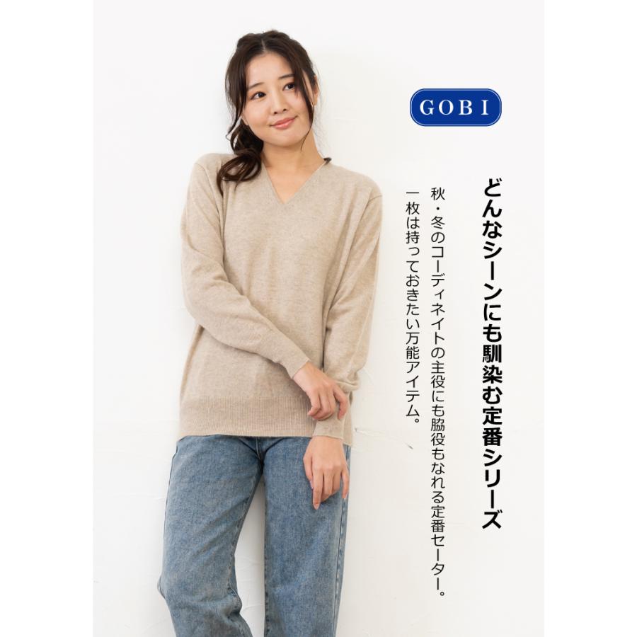 送料無料】【カシミヤ100％試験鑑定証明済】レディース Vネック