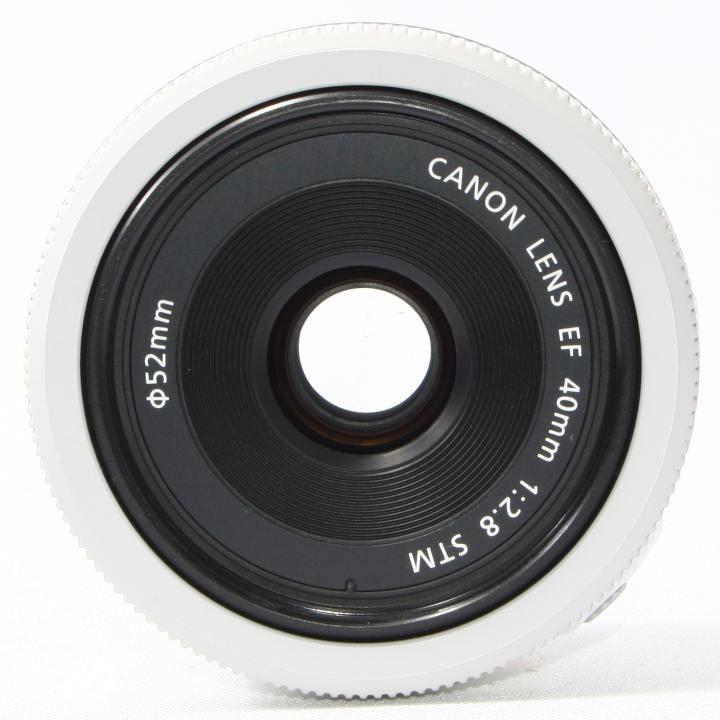 EFレンズ キヤノン 単焦点レンズ Canon EF40mm F2.8 STM ホワイト 中古