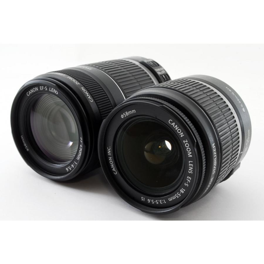 EOS キヤノン デジタル一眼 CANON Kiss X4 ダブルズームキット 中古