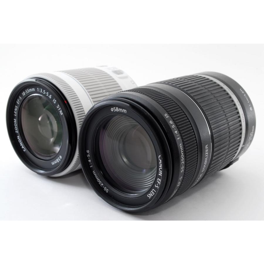 EOS キヤノン デジタル一眼 CANON Kiss X7 ホワイト ダブルズーム 中古