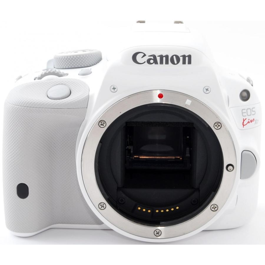 EOS キヤノン デジタル一眼 CANON Kiss X7 ホワイト レンズキット 中古