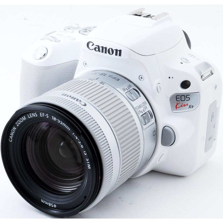 EOS Kiss キヤノン デジタル一眼 CANON X9 レンズキット ホワイト 中古