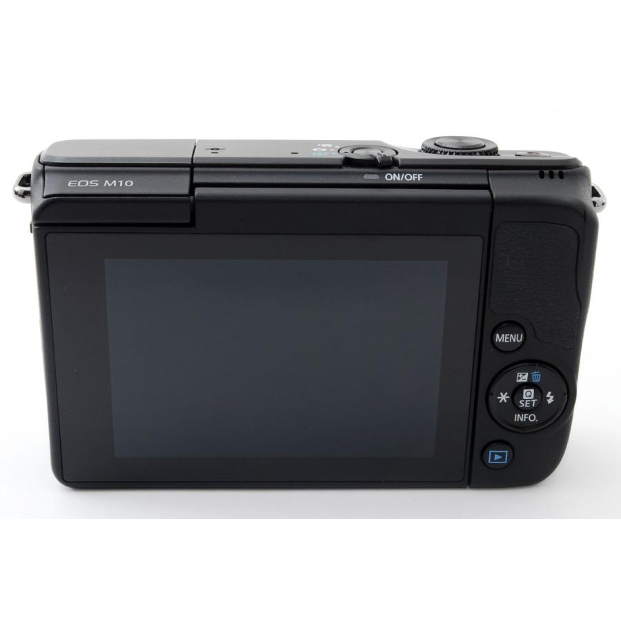 EOS キヤノン ミラーレス CANON M10 レンズキット ブラック 中古 Wi-Fi