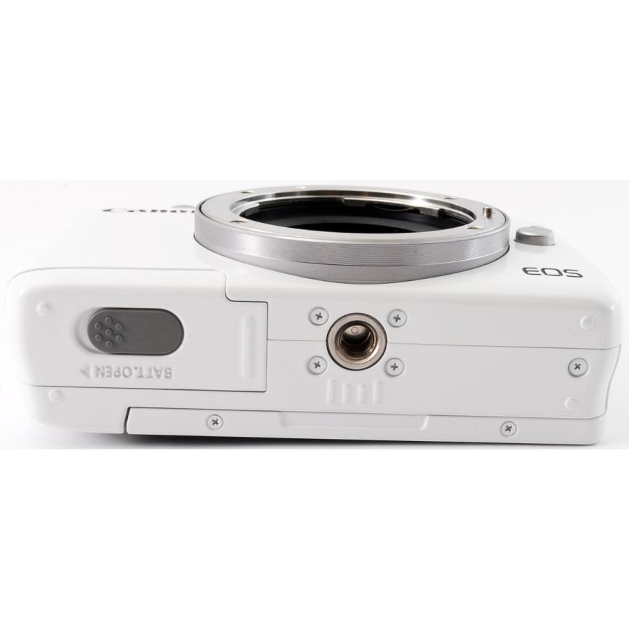 EOS キヤノン ミラーレス一眼 CANON M10 レンズキット ホワイト 中古