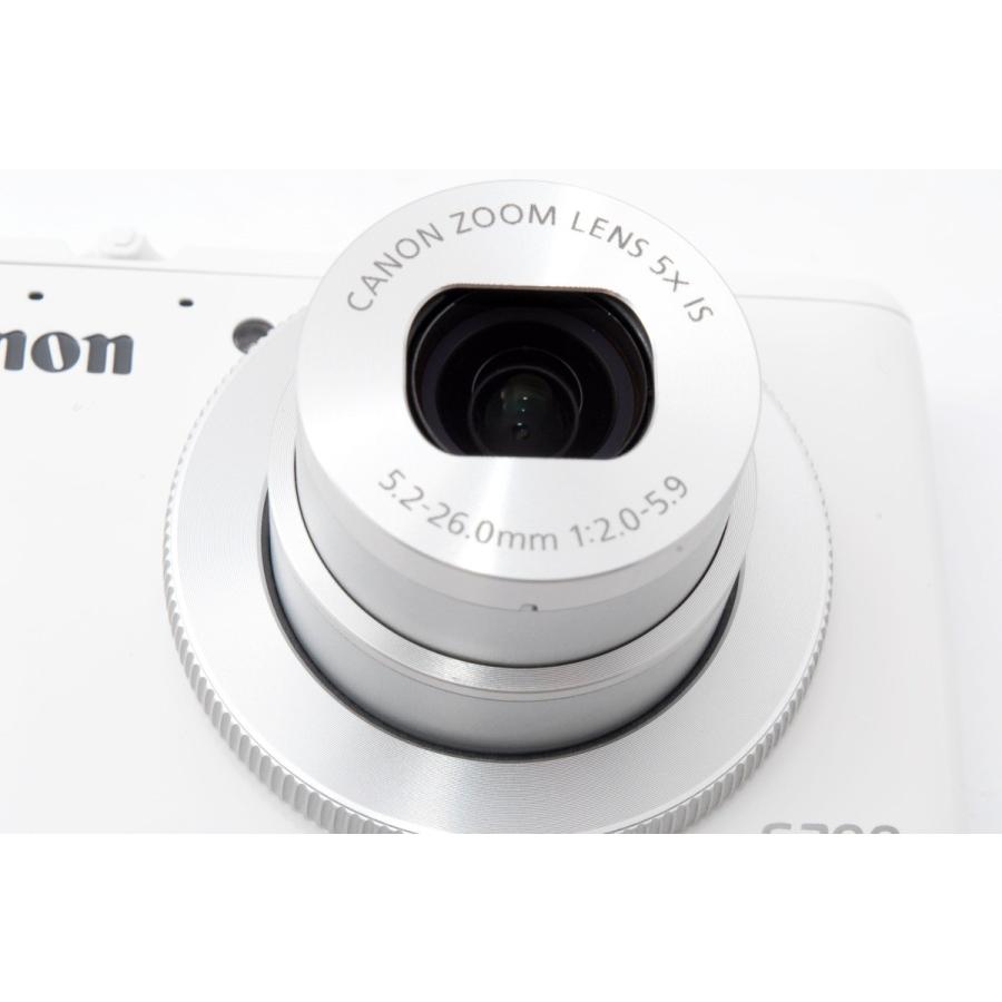 PowerShot キヤノン コンデジ CANON S200 ホワイト 中古 新品SDカード