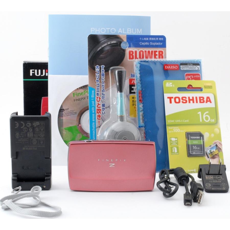 FinePix 富士フイルム FUJIFILM コンデジ 中古 Z2000EXR ピンク Wi‐Fi