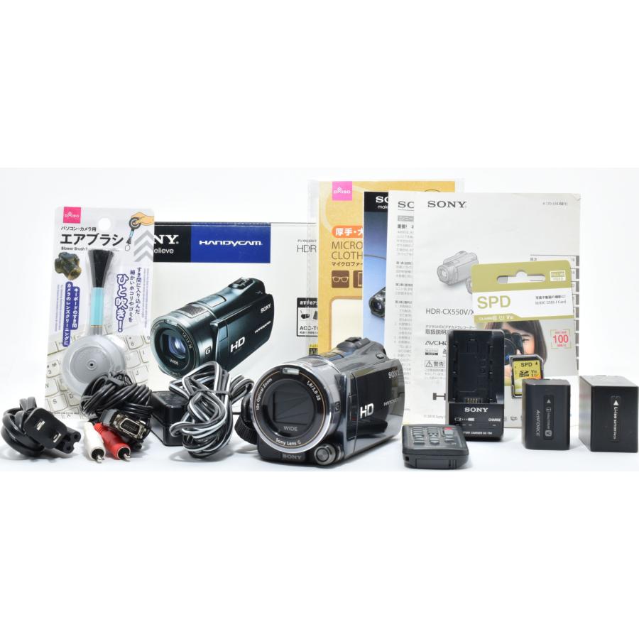 SONY（ソニー） ビデオカメラ ハンディカム SONY HDR-CX550V 中古 新品