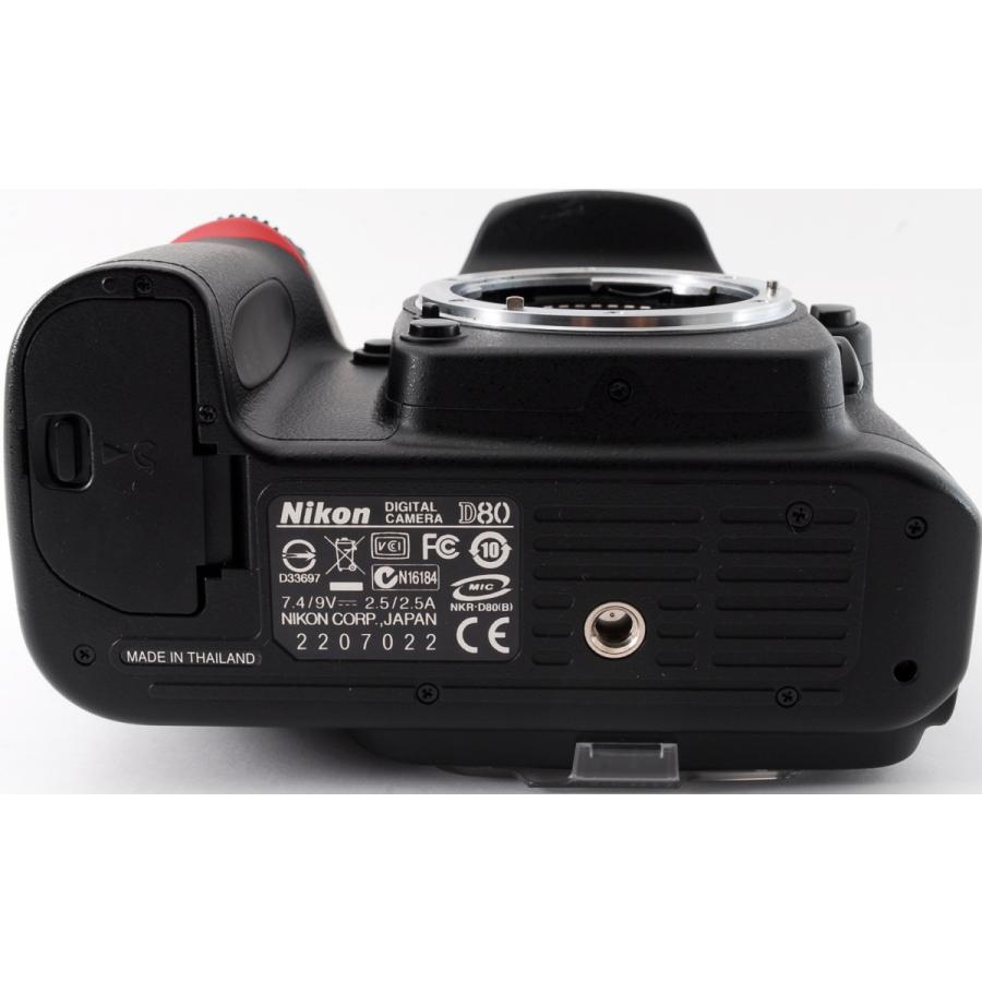 ニコンD ニコン デジタル一眼 Nikon D80 ダブルズーム 中古 新品SD