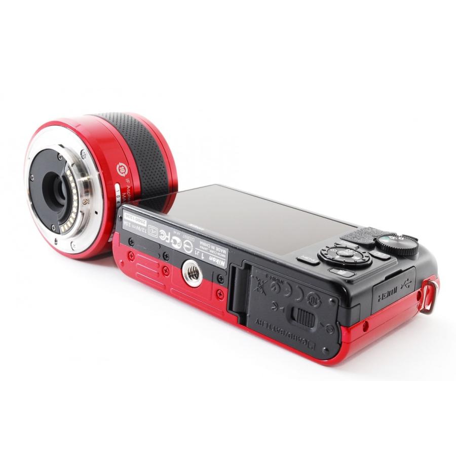 ニコンワン ニコン ミラーレス一眼 Nikon 1 J1 レンズキット レッド