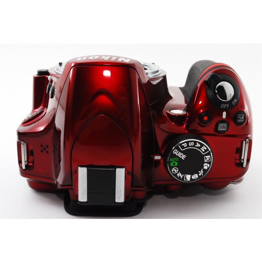 ニコン（Nikon） デジタル一眼 Nikon D3200 レッド レンズキット 中古