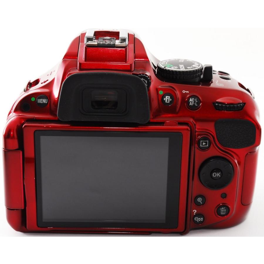 ニコン（Nikon） デジタル一眼 Nikon D5200 レンズキット レッド 中古