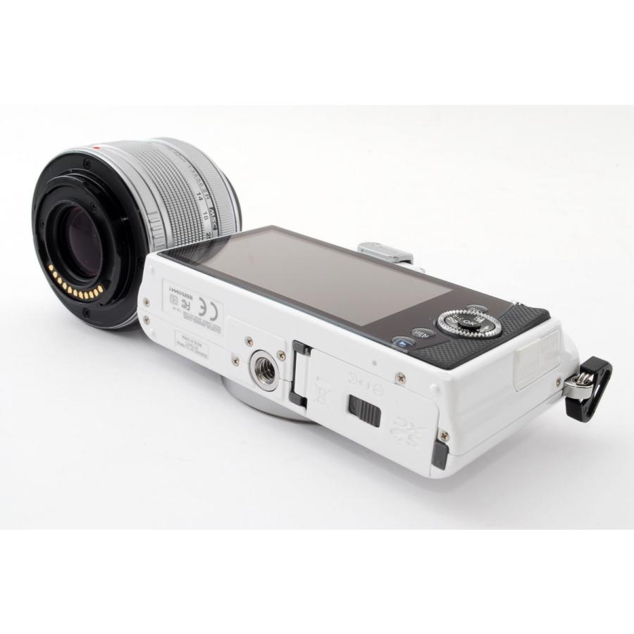 OLYMPUS PEN オリンパス ミラーレス mini E-PM1 ホワイト レンズキット