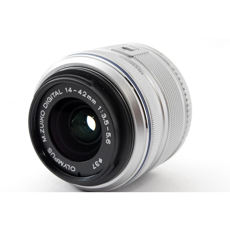 OLYMPUS PEN オリンパス ミラーレス mini E-PM1 ホワイト レンズキット