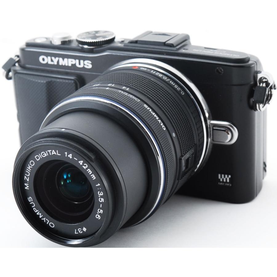 OLYMPUS PEN オリンパス ミラーレス Lite E-PL5 ブラック レンズキット