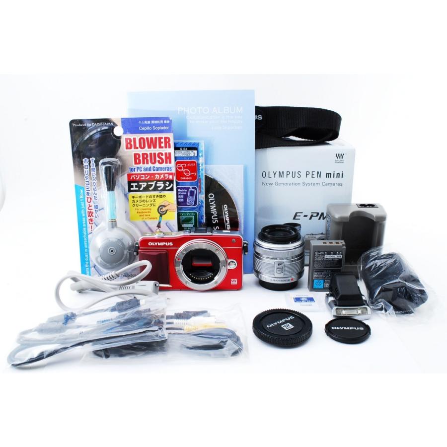 OLYMPUS PEN ミラーレス 中古 スマホに送れる オリンパス mini E-PM2