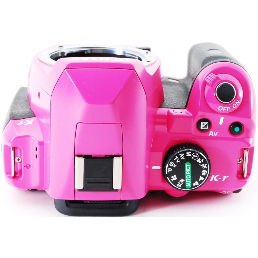 ペンタックス デジタル一眼 PENTAX K-R レンズキット ピンク×ブラック