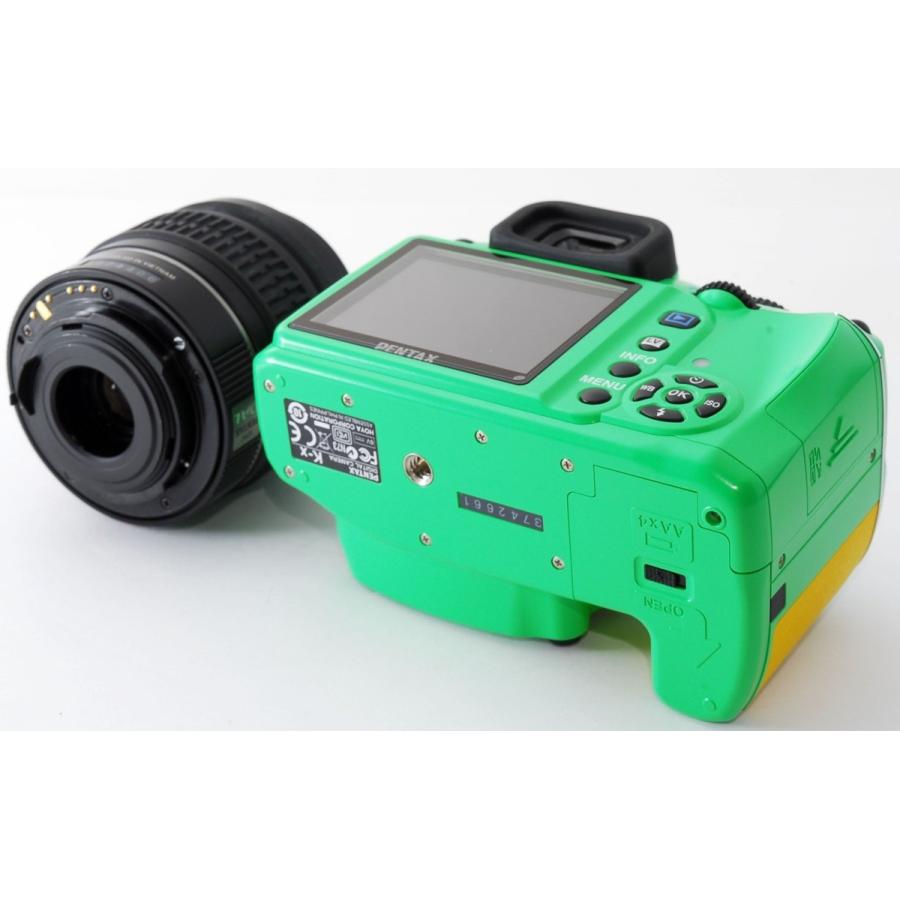 ペンタックス デジタル一眼 中古 スマホに送れる PENTAX K-X グリーン