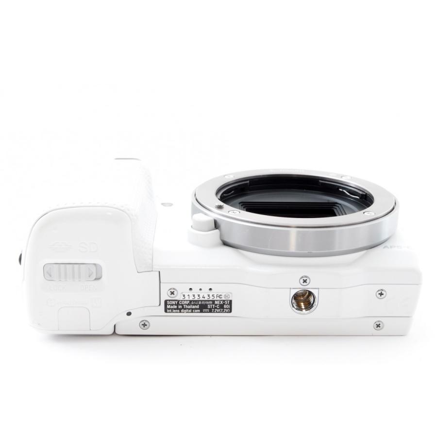 SONY（ソニー） ミラーレス α NEX-5T レンズキット ホワイト 中古 Wi