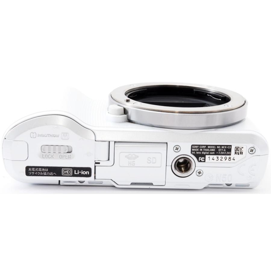 SONY（ソニー） ミラーレス α NEX-C3 レンズキット ホワイト 中古 新品