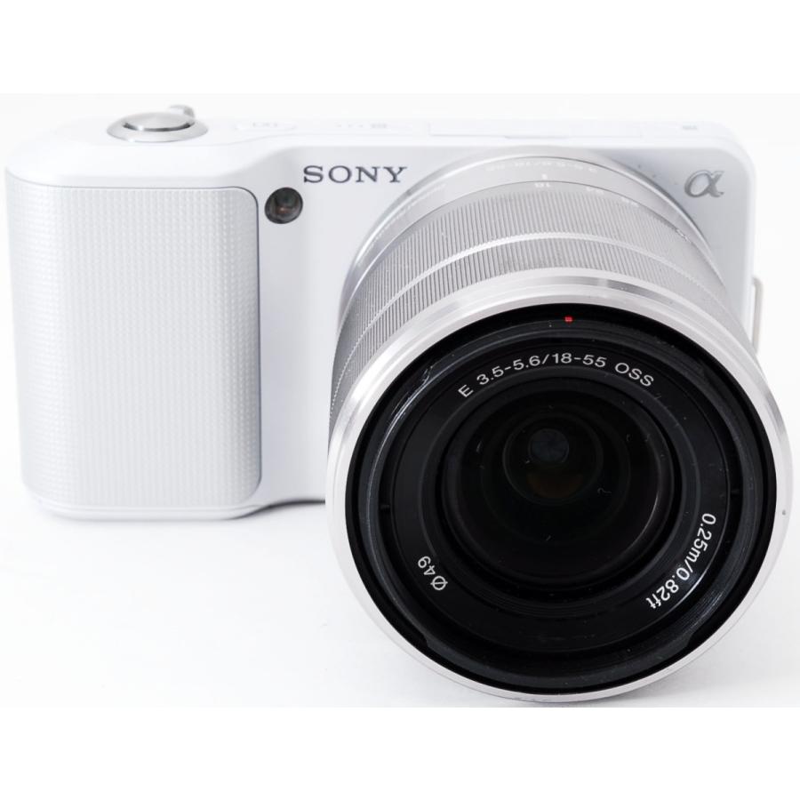NEX ソニー ミラーレス SONY α NEX-3 ズームレンズキット ホワイト