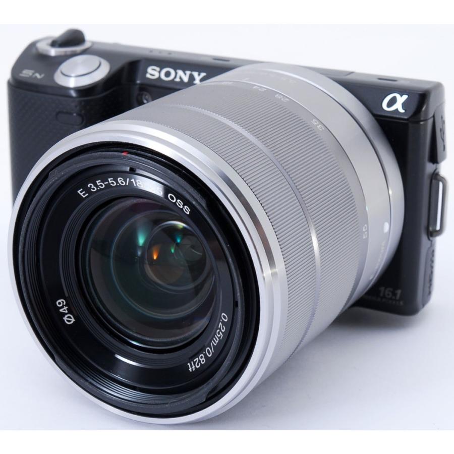 SONY（ソニー） ミラーレス一眼 α NEX-5N ブラック レンズキット 中古