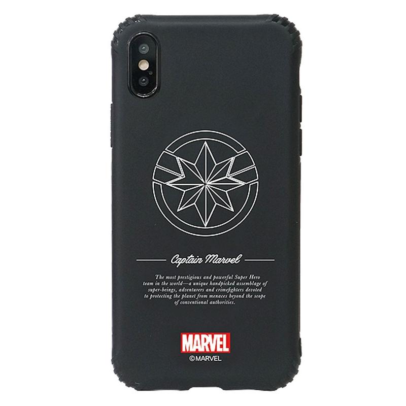 MARVEL（マーベル） iPhoneSE第2世代 ケース ブラックジェルケース