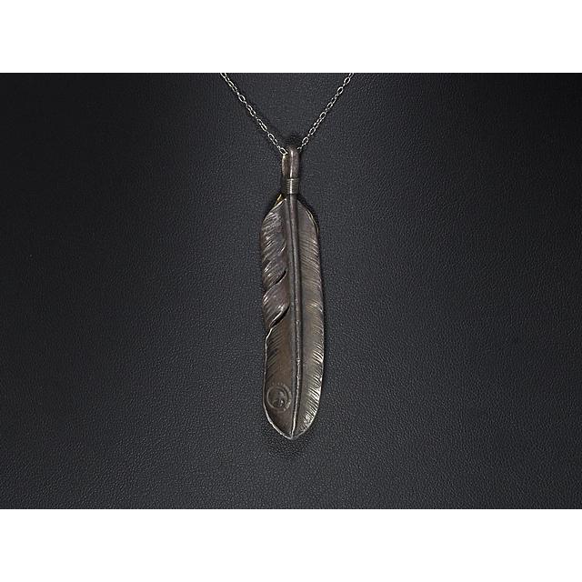 ゴローズ goro's オールド 上金特大フェザー 左向き ネックレストップ